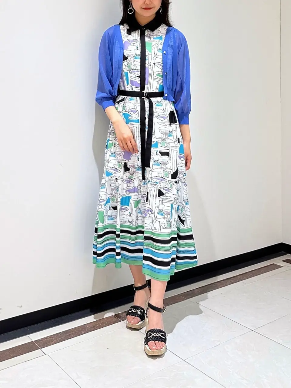 GRACE CONTINENTAL MORITA AI コーディネート画像