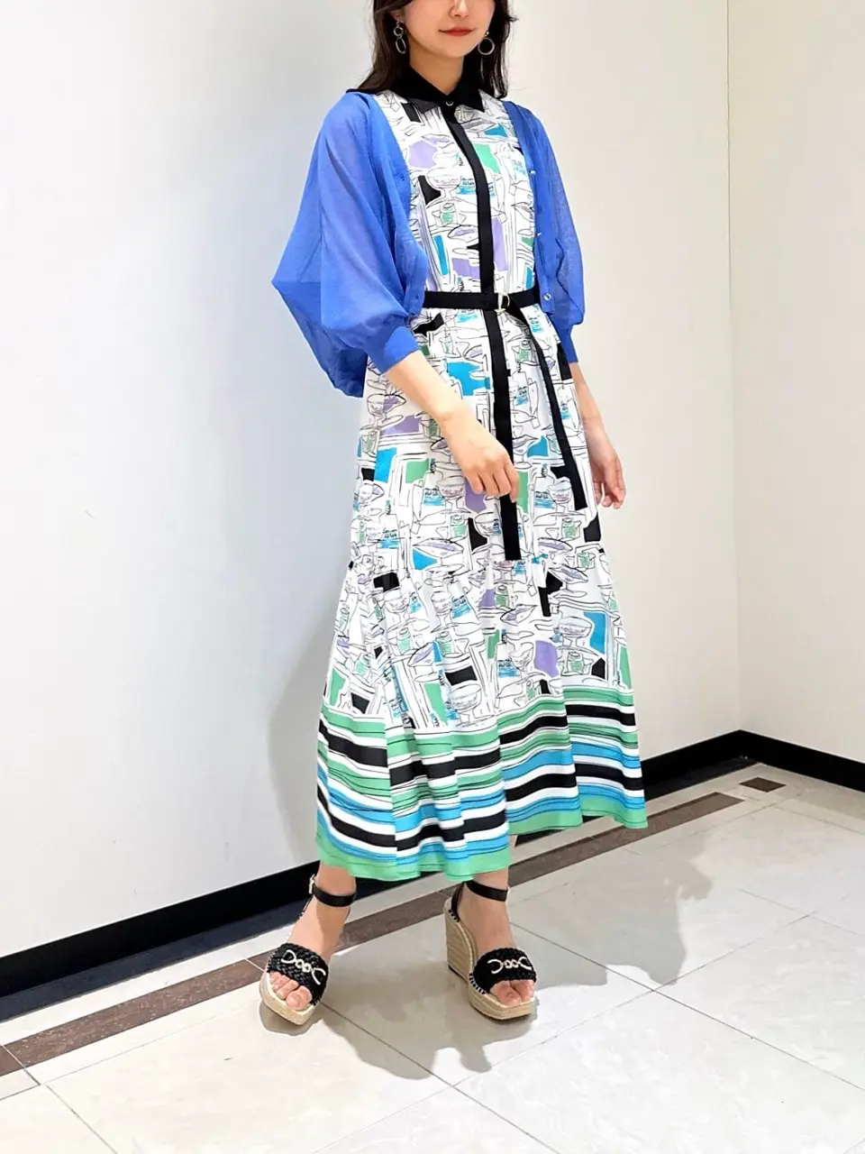 GRACE CONTINENTAL MORITA AI コーディネート画像