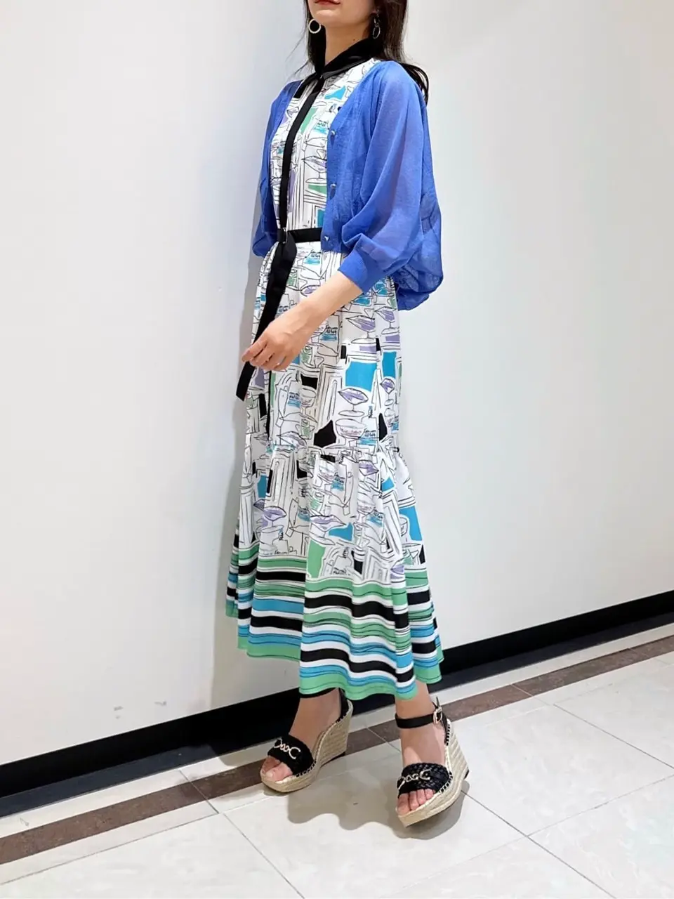 GRACE CONTINENTAL MORITA AI コーディネート画像