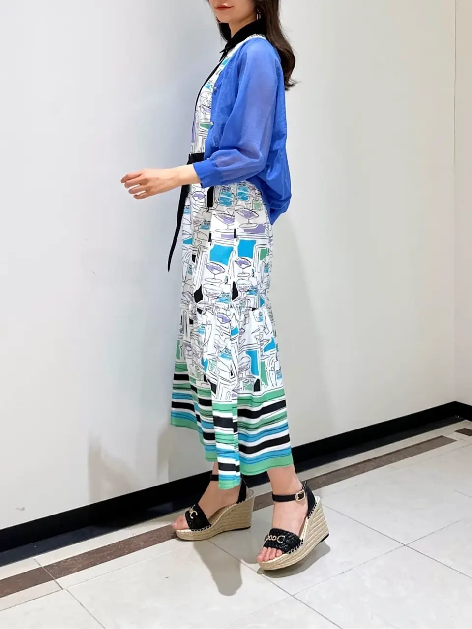 GRACE CONTINENTAL MORITA AI コーディネート画像