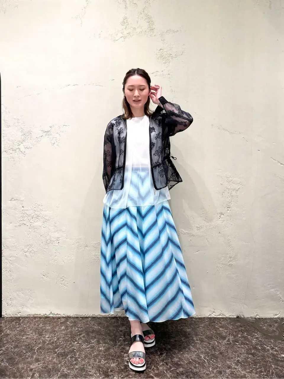 GRACE CONTINENTAL Kogane. コーディネート画像