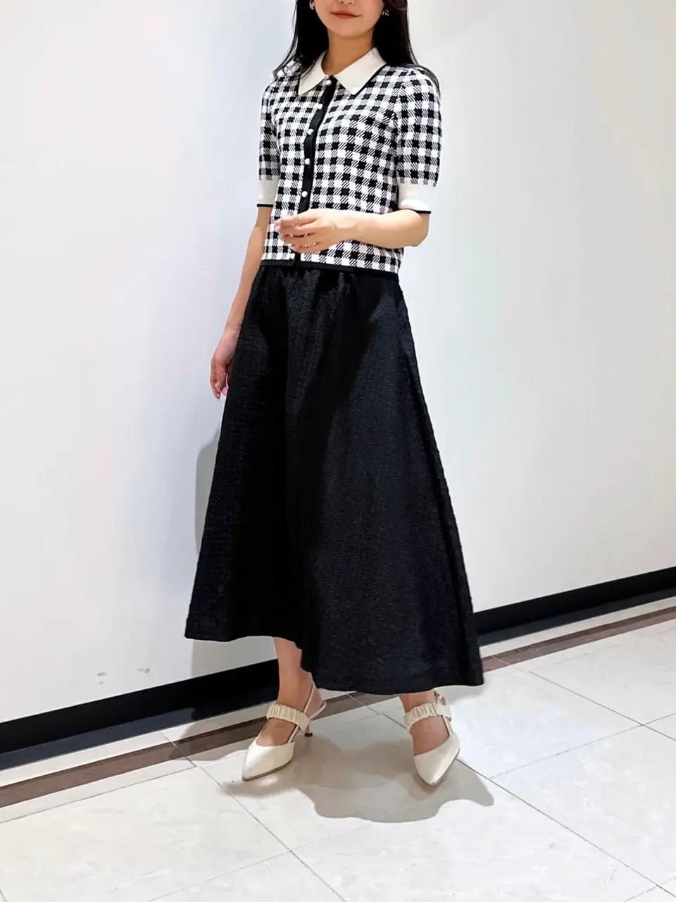 GRACE CONTINENTAL MORITA AI コーディネート画像