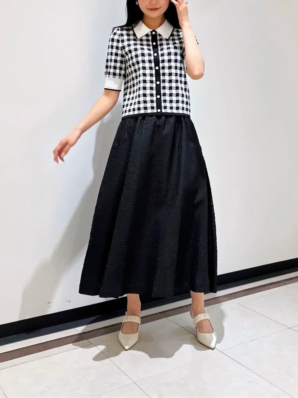 GRACE CONTINENTAL MORITA AI コーディネート画像