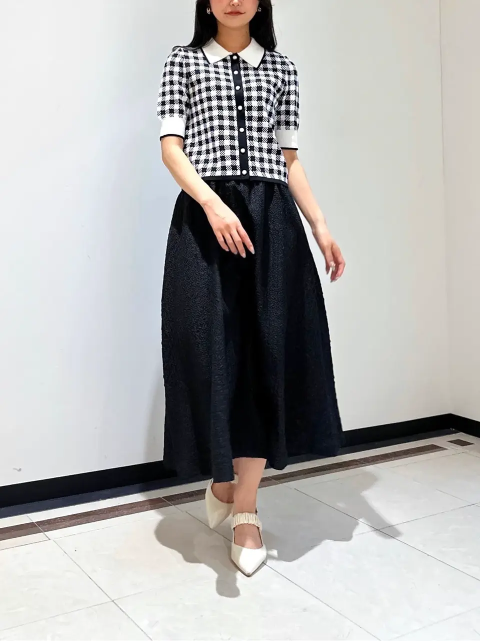 GRACE CONTINENTAL MORITA AI コーディネート画像