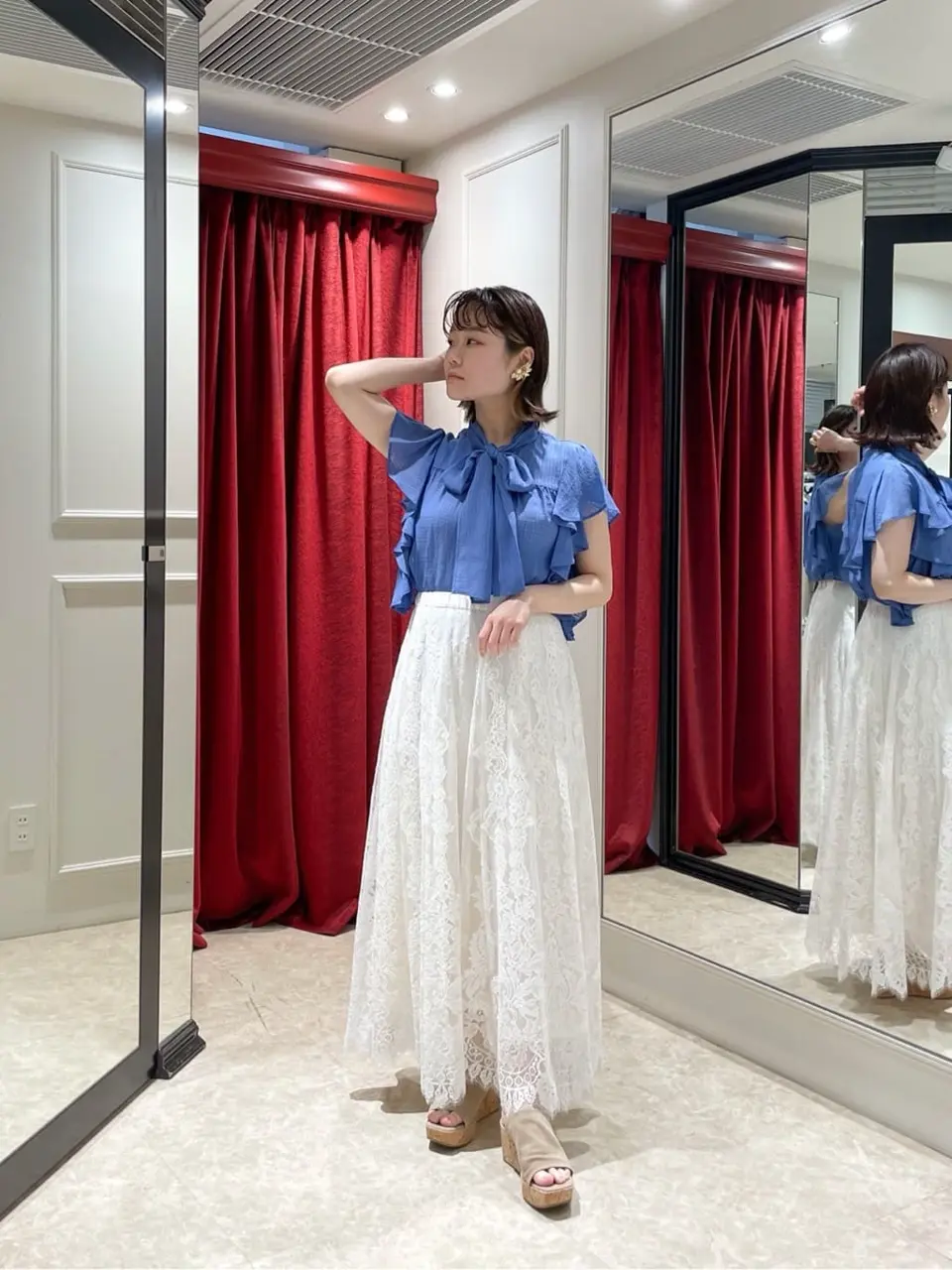 GRACE CONTINENTAL SAYUMI Nagashima コーディネート画像