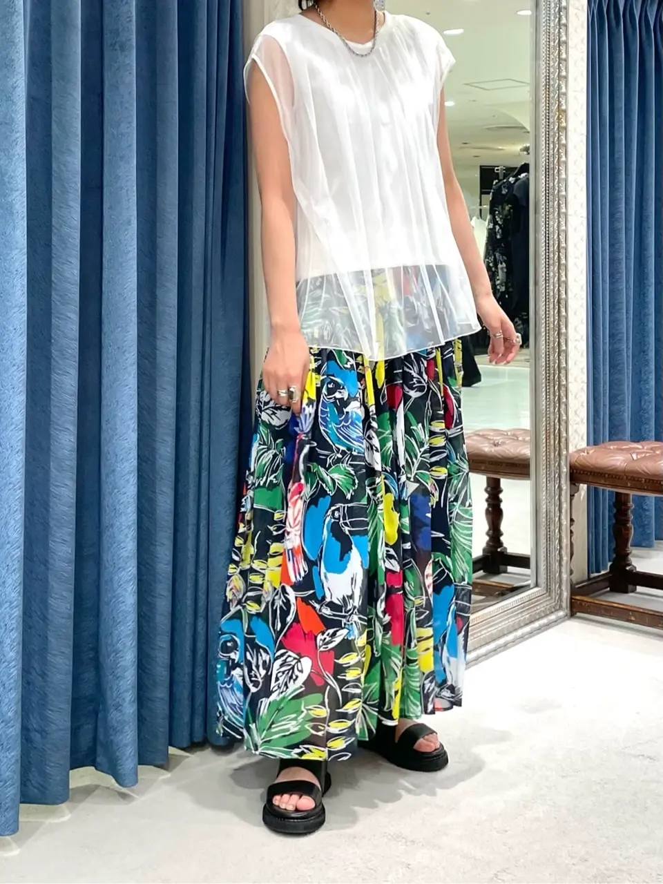 GRACE CONTINENTAL yoshi コーディネート画像