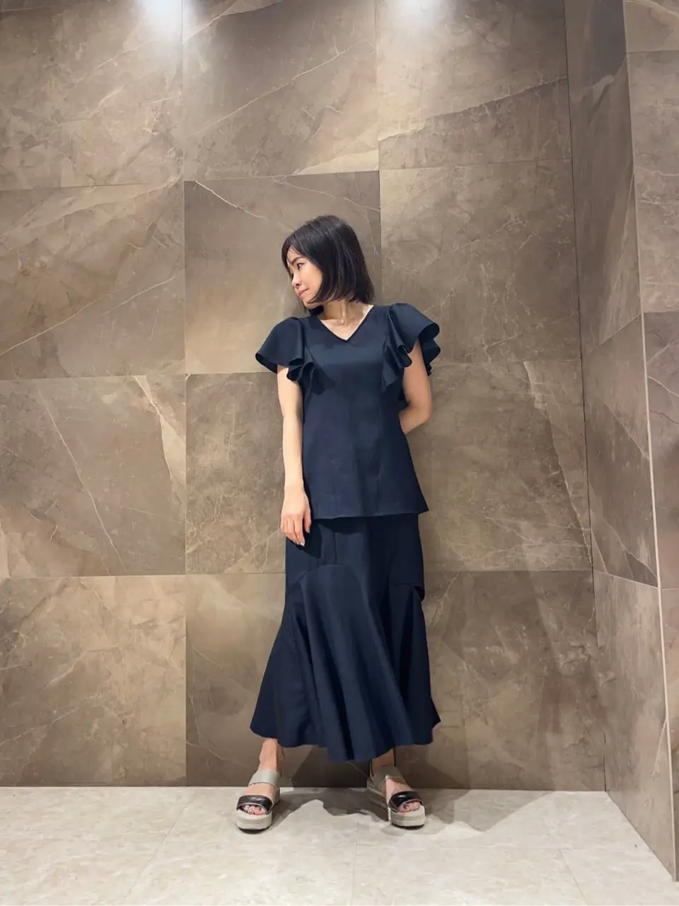 GRACE CONTINENTAL 穐山　香織 コーディネート画像