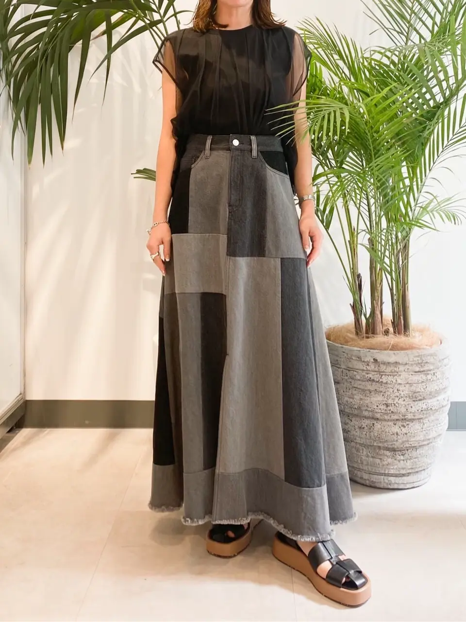 GRACE CONTINENTAL 古川温子 コーディネート画像