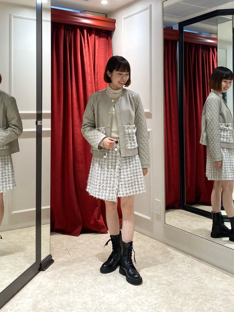 GRACE CONTINENTAL Abe コーディネート画像