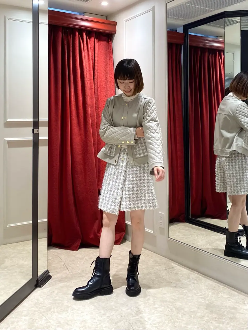 GRACE CONTINENTAL Abe コーディネート画像