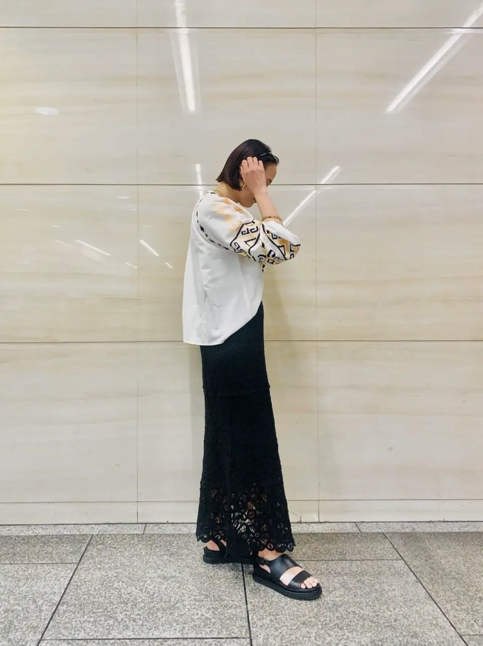 GRACE CONTINENTAL haruka iwasaki コーディネート画像