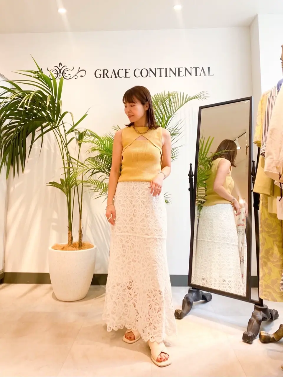 GRACE CONTINENTAL 古川温子 コーディネート画像