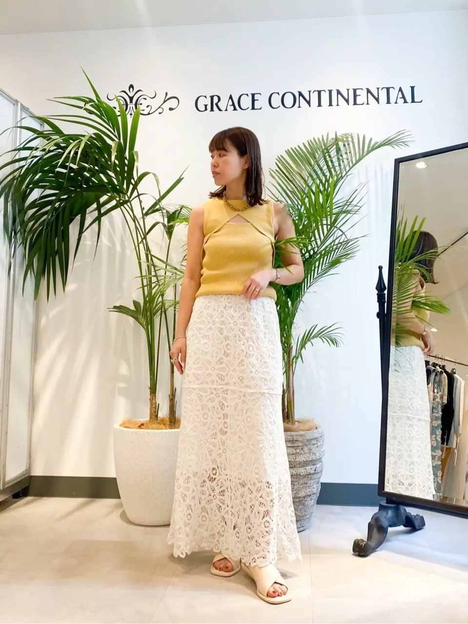 GRACE CONTINENTAL 古川温子 コーディネート画像
