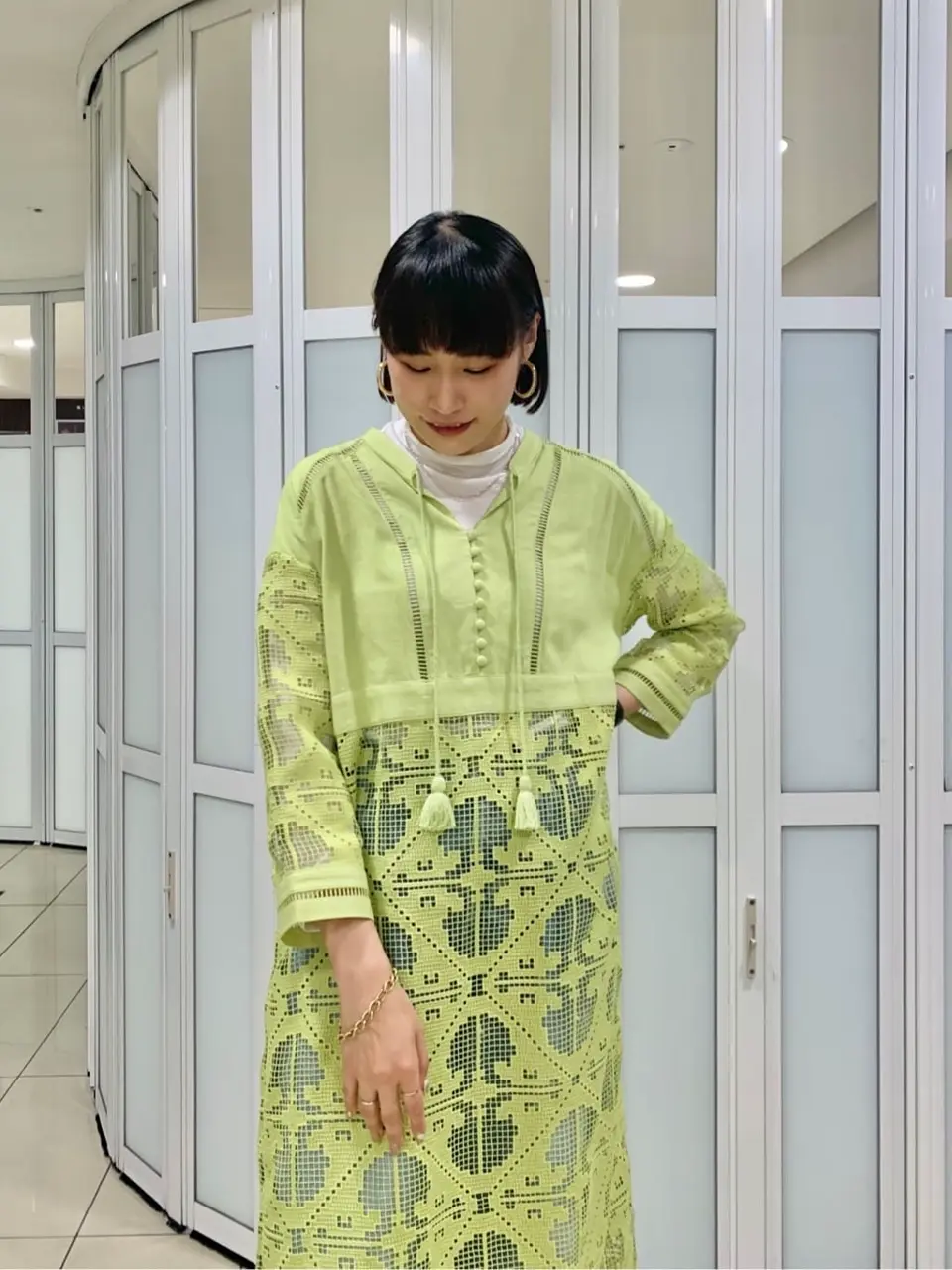 GRACE CONTINENTAL haruka iwasaki コーディネート画像