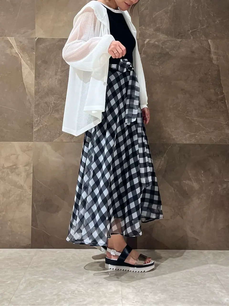 GRACE CONTINENTAL 穐山　香織 コーディネート画像