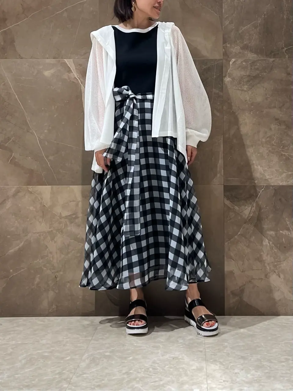 GRACE CONTINENTAL 穐山　香織 コーディネート画像