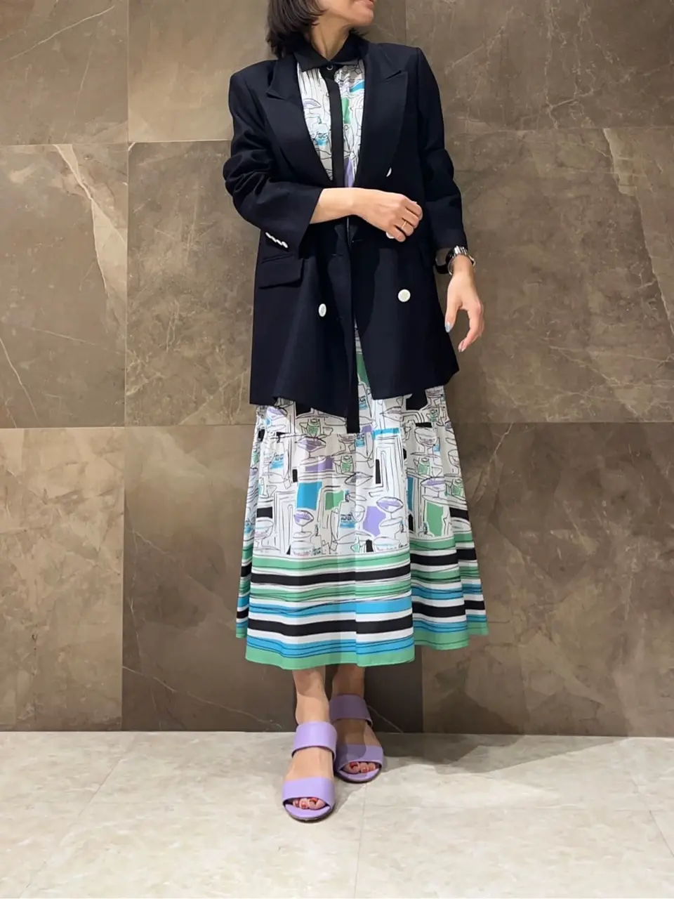 GRACE CONTINENTAL 穐山　香織 コーディネート画像