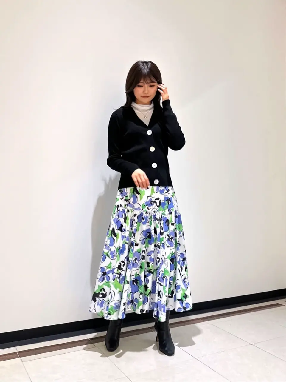 GRACE CONTINENTAL MORITA AI コーディネート画像