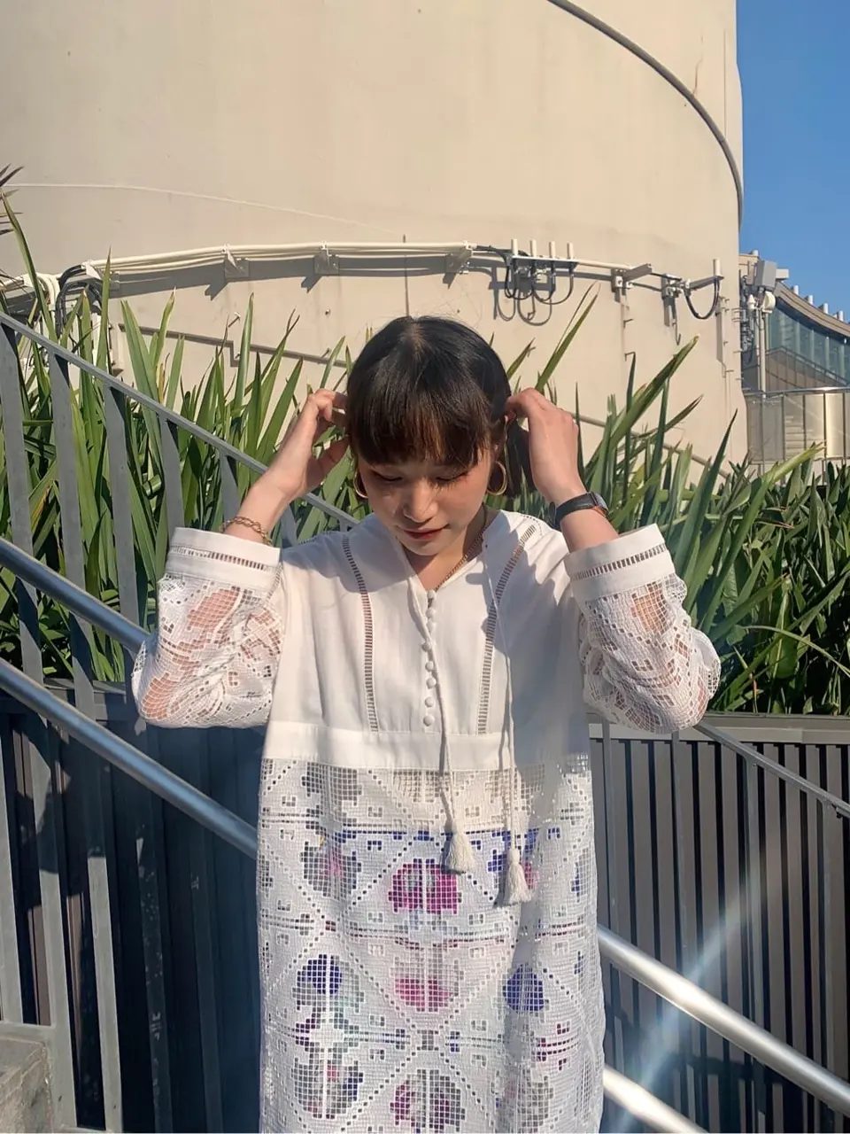 GRACE CONTINENTAL haruka iwasaki コーディネート画像