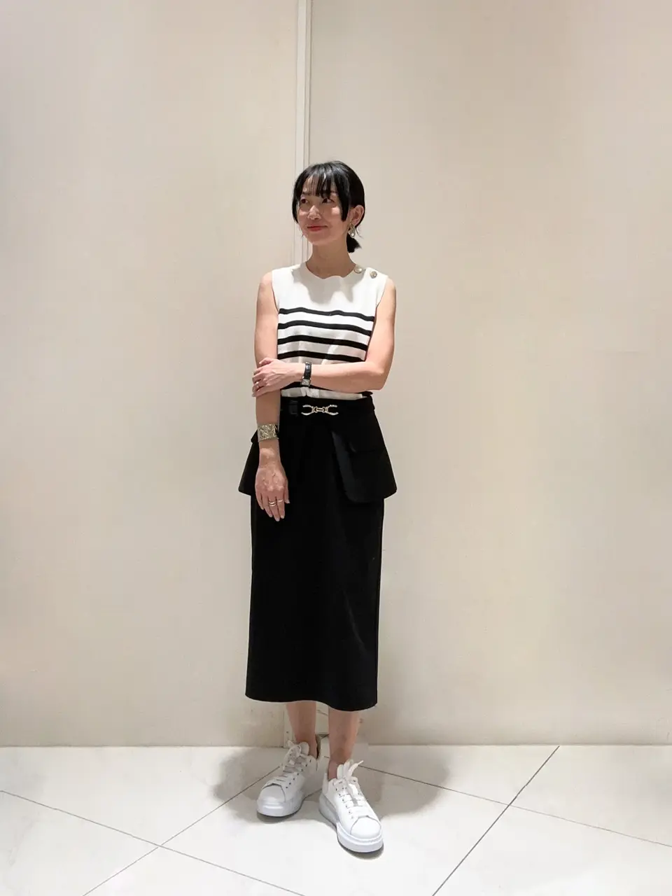 GRACE CONTINENTAL 尾田亜沙美 コーディネート画像