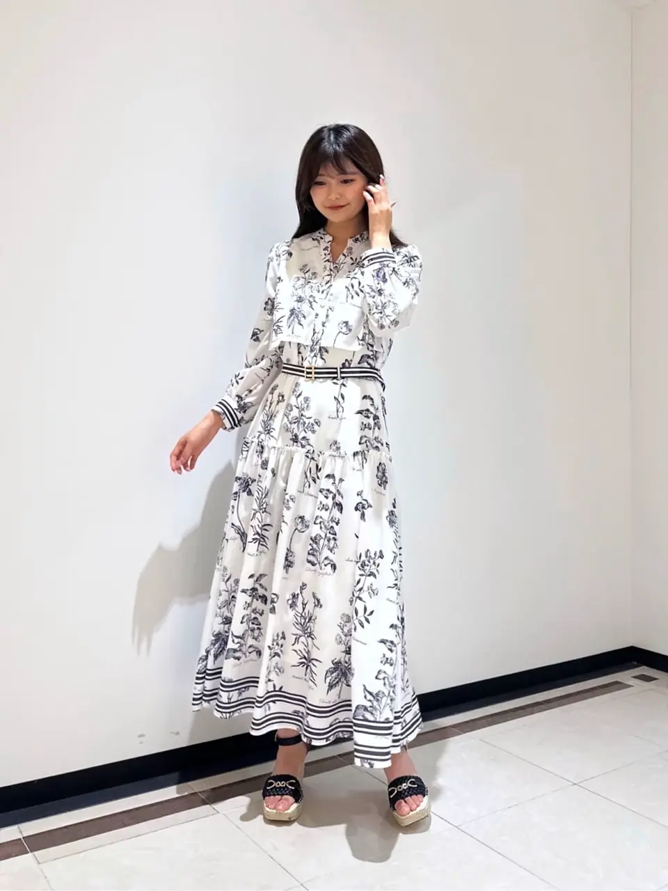 GRACE CONTINENTAL MORITA AI コーディネート画像