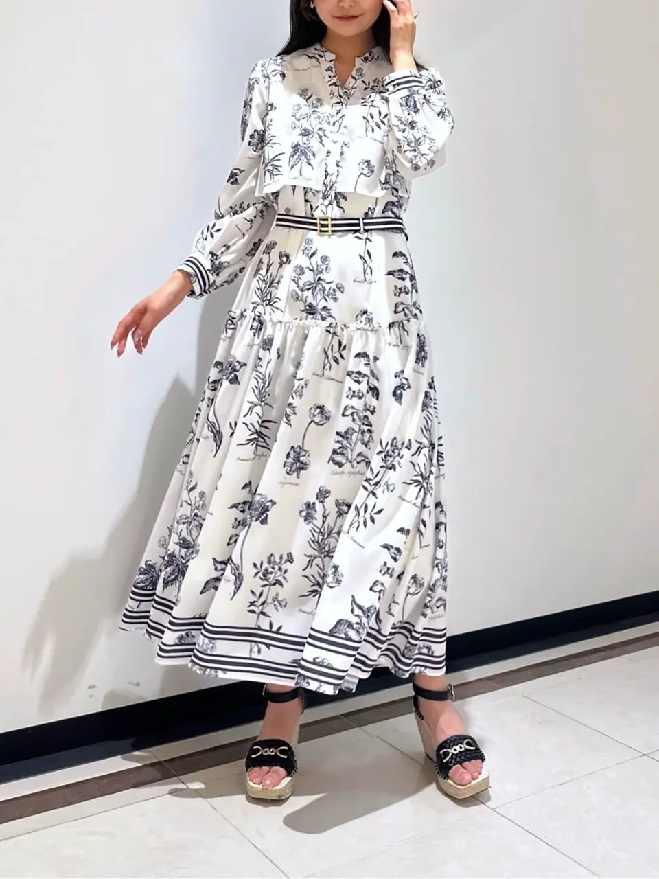 GRACE CONTINENTAL MORITA AI コーディネート画像