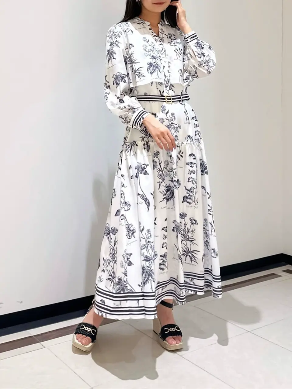 GRACE CONTINENTAL MORITA AI コーディネート画像