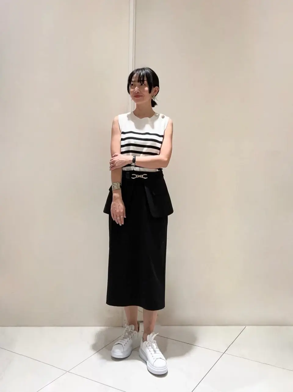 GRACE CONTINENTAL 尾田亜沙美 コーディネート画像