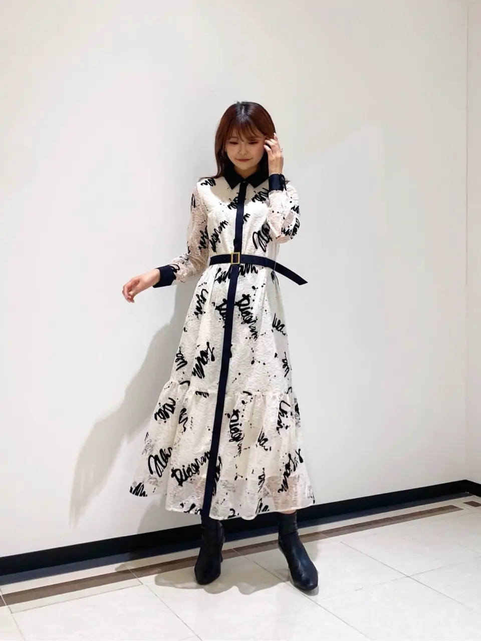 GRACE CONTINENTAL MORITA AI コーディネート画像