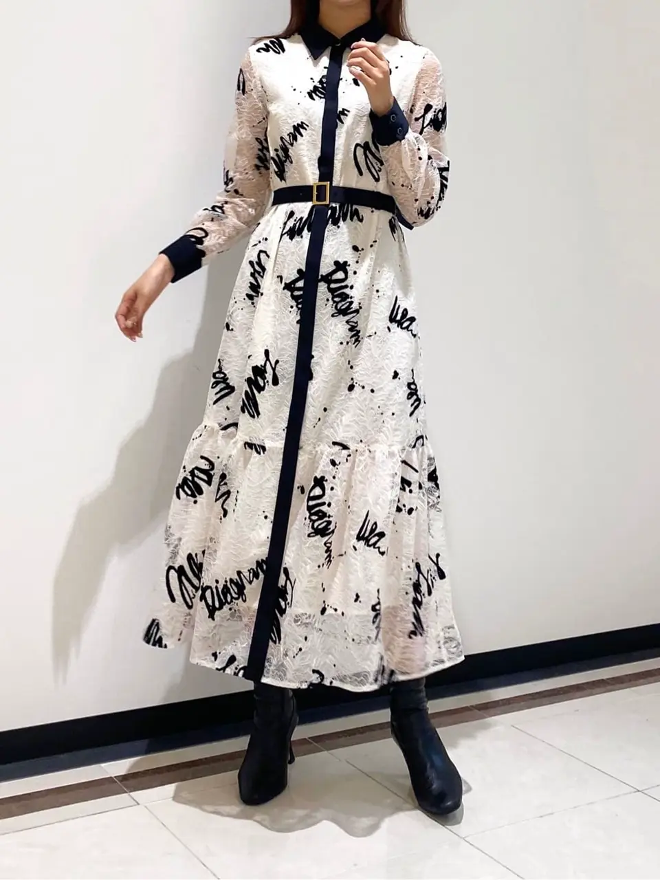 GRACE CONTINENTAL MORITA AI コーディネート画像