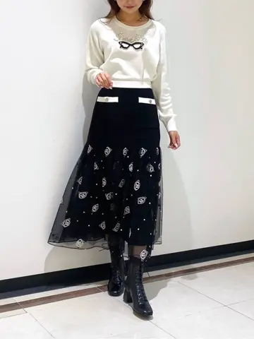 GRACE CONTINENTAL MORITA AI コーディネート画像