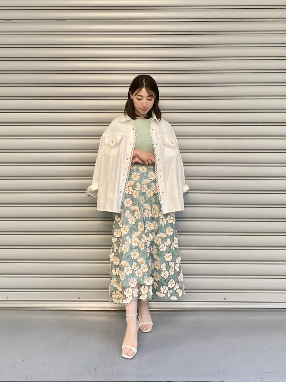 GRACE CONTINENTAL 青木育日 コーディネート画像