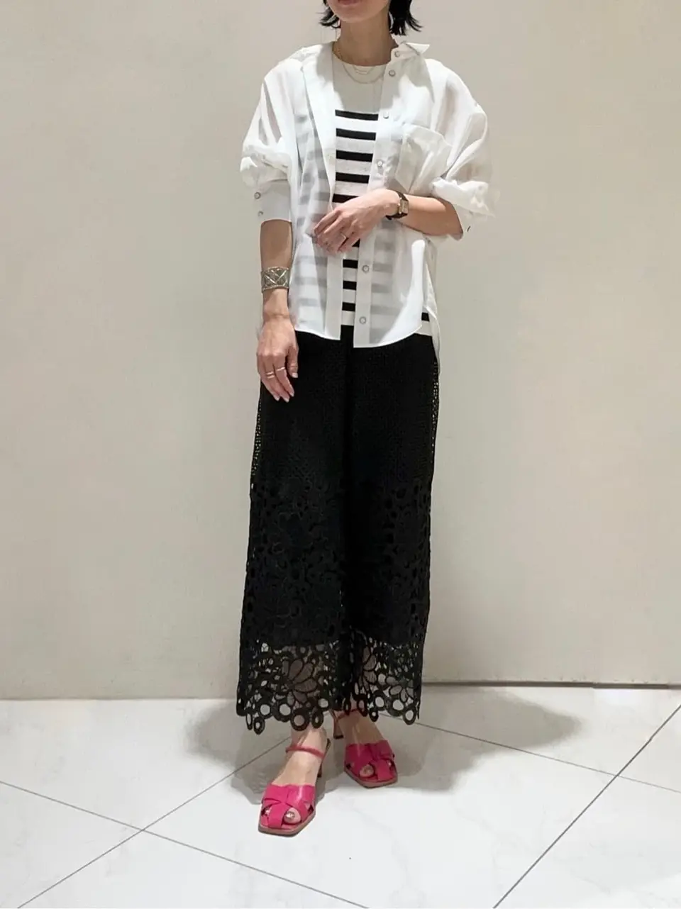 GRACE CONTINENTAL 尾田亜沙美 コーディネート画像