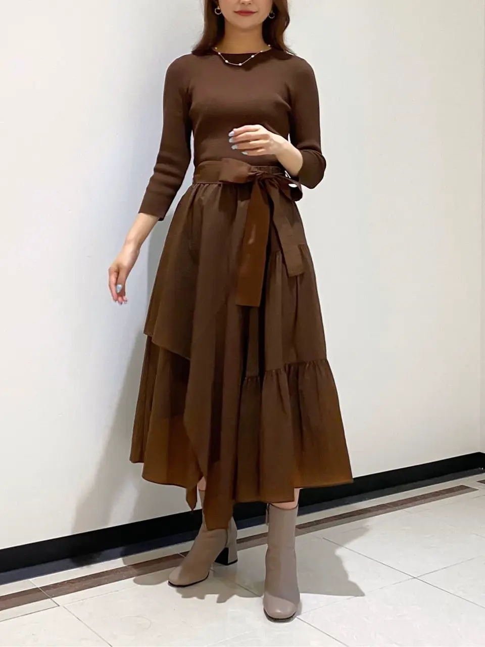 GRACE CONTINENTAL MORITA AI コーディネート画像