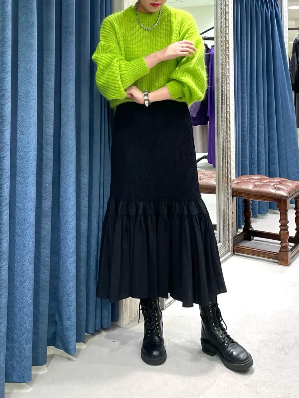 GRACE CONTINENTAL yoshi コーディネート画像