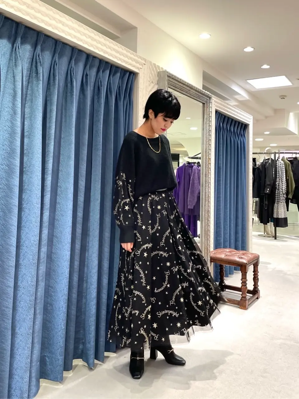 GRACE CONTINENTAL yoshi コーディネート画像