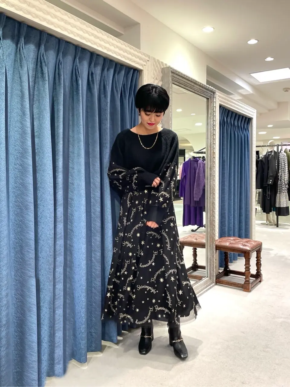 GRACE CONTINENTAL yoshi コーディネート画像