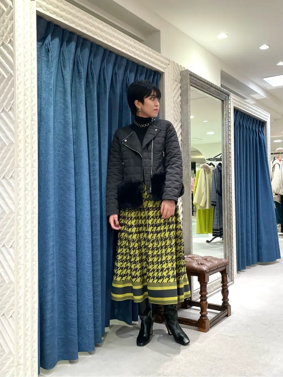 GRACE CONTINENTAL yoshi コーディネート画像