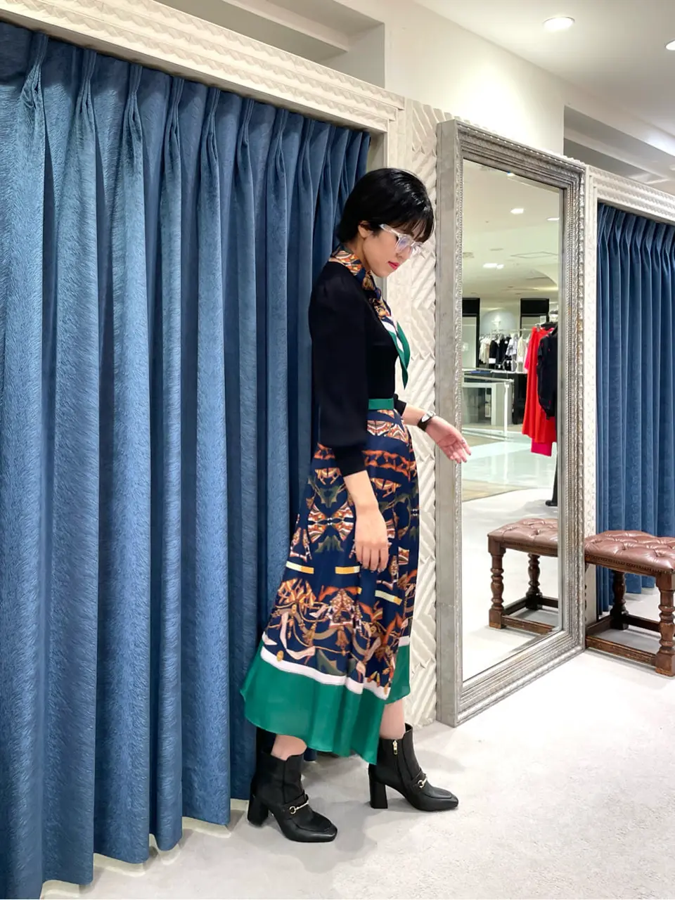 GRACE CONTINENTAL yoshi コーディネート画像