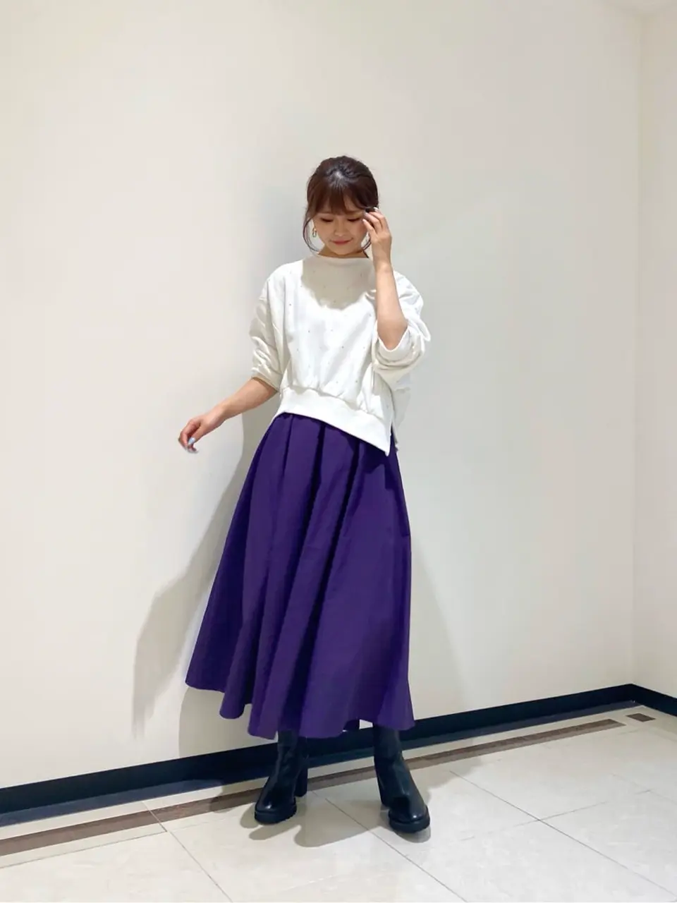 GRACE CONTINENTAL MORITA AI コーディネート画像