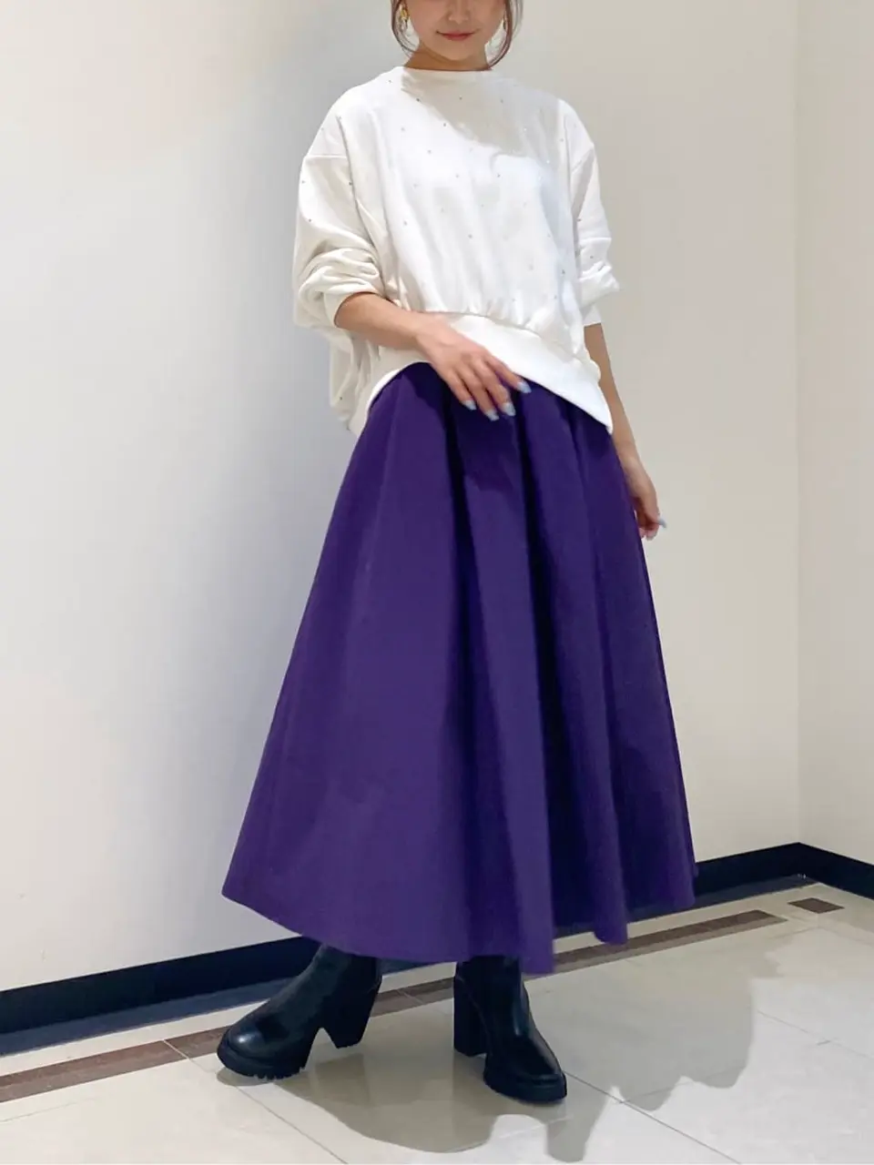 GRACE CONTINENTAL MORITA AI コーディネート画像