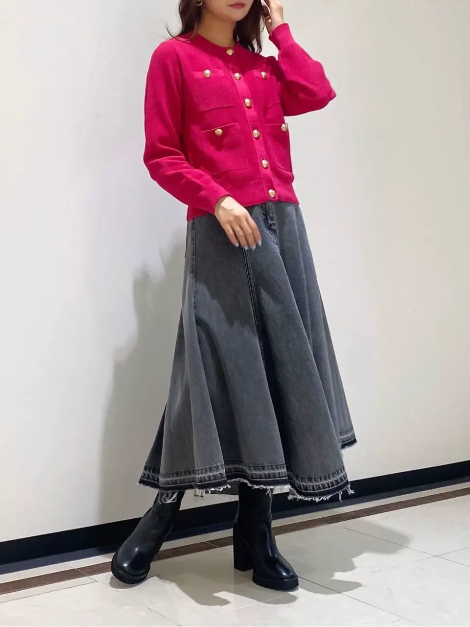 GRACE CONTINENTAL MORITA AI コーディネート画像