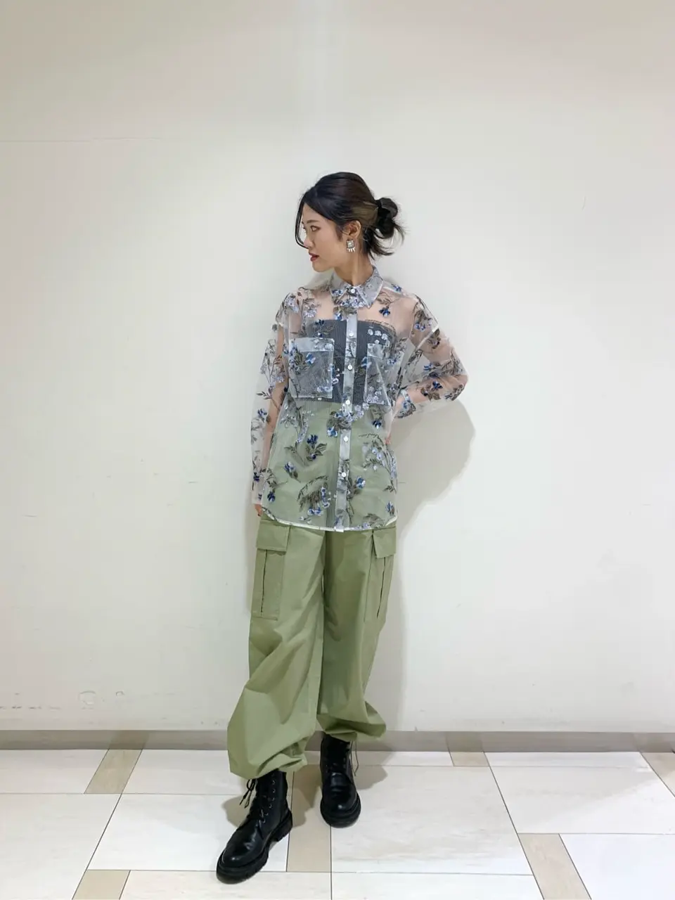 GRACE CONTINENTAL A.Kameyama コーディネート画像