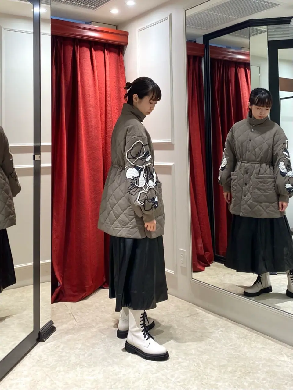 GRACE CONTINENTAL Abe コーディネート画像