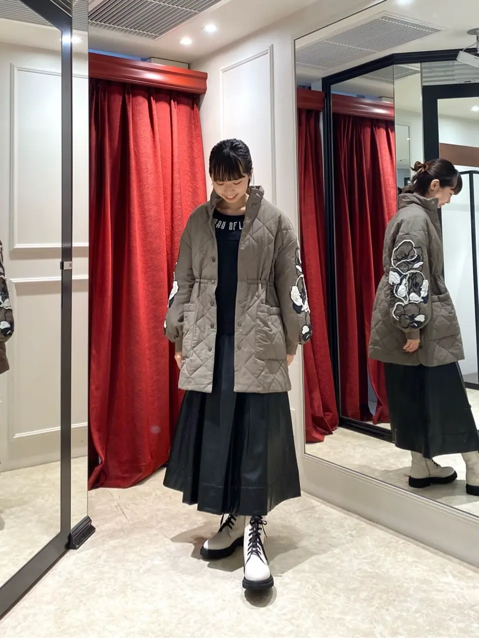 GRACE CONTINENTAL Abe コーディネート画像