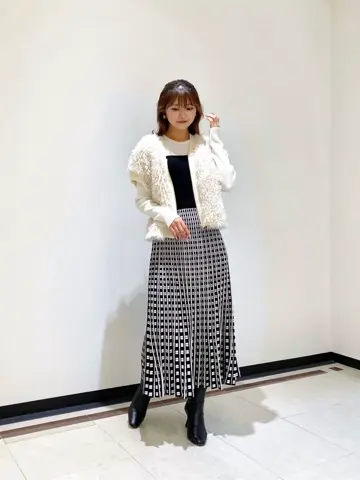 GRACE CONTINENTAL MORITA AI コーディネート画像