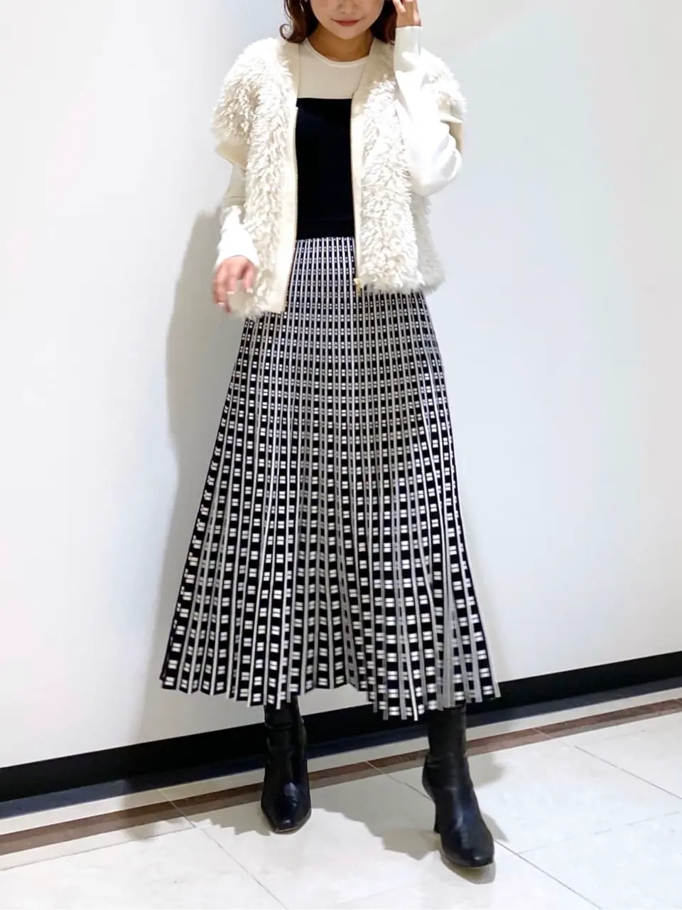 GRACE CONTINENTAL MORITA AI コーディネート画像