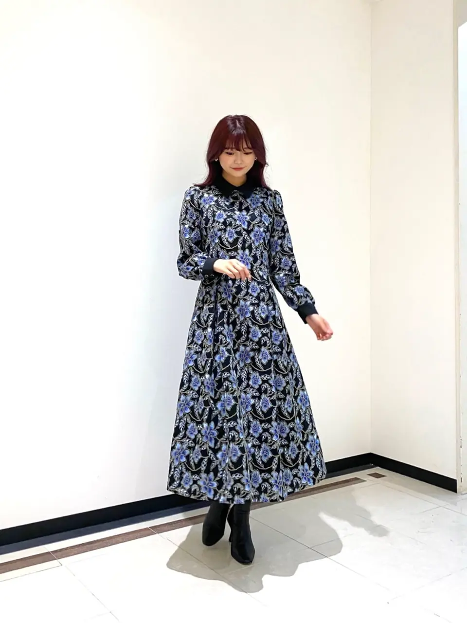 レース刺繍タックワンピース / GRACE CONTINENTAL | GRACE