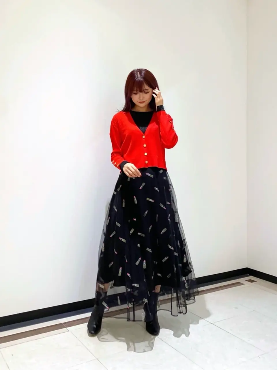 GRACE CONTINENTAL MORITA AI コーディネート画像