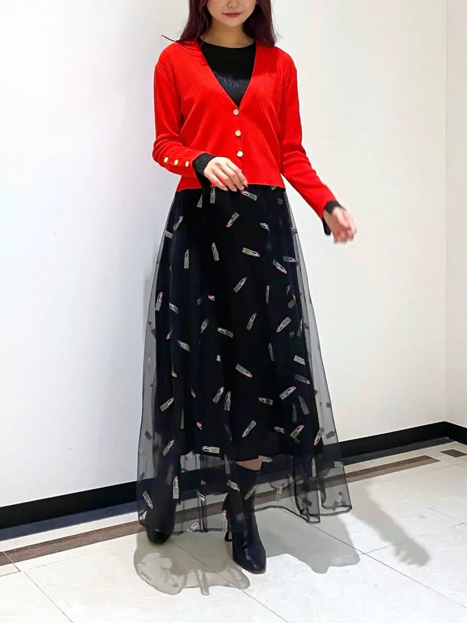 GRACE CONTINENTAL MORITA AI コーディネート画像